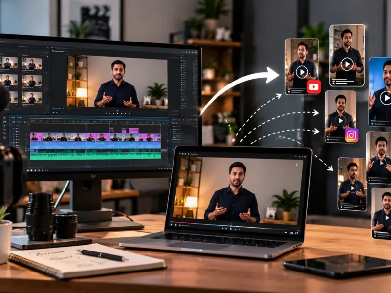 How to Turn One Long Video Into 10+ Short Videos